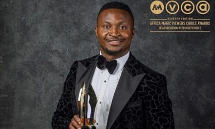 Funnybone tattoos his mother’s name on his wrist, dedicates AMVCA to her (Photos)