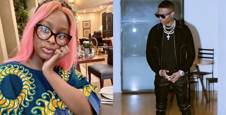 “Send me dollars” – Wizkid replies DJ Cuppy as she asks him to feature in her debut EP