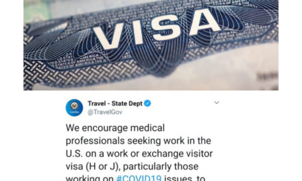 Coronavirus: Apply For Work Visas – USA Begs Medical Professionals Everywhere 