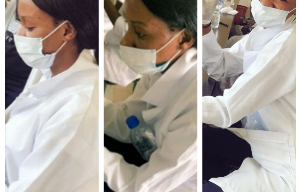 Coronavirus: Nigerian lady vows not to leave lab till she finds cure for disease