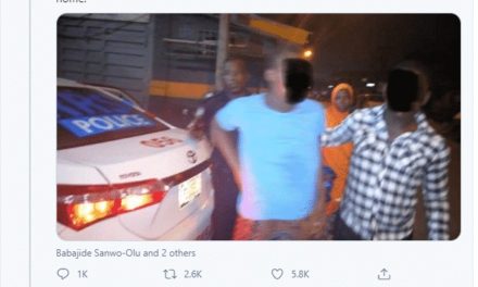 Lagos State Police help a man whose wife went into labour around 3a.m