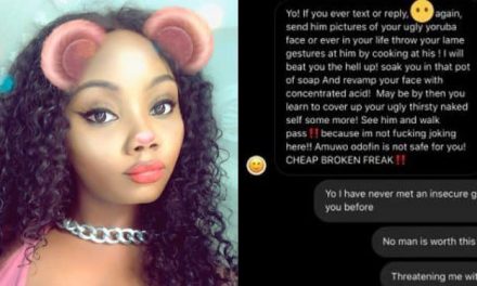 “Imagine fighting and threatening me for a man I’m not interested in” – Lady calls out her male friend’s ex-girlfriend who allegedly threatened her with acid