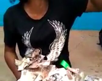 A Lady Caught In Edo State With Fake N200,000 Notes