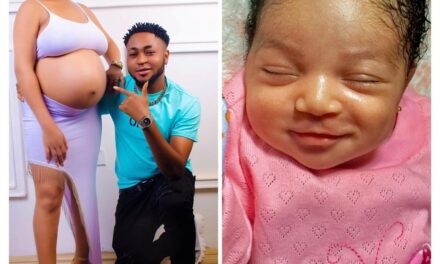 Happy couple welcomes a child after three miscarriages