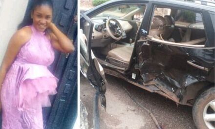 Lady killed, her baby injured as police chase suspected ‘Yahoo Boy’ in Benin City.