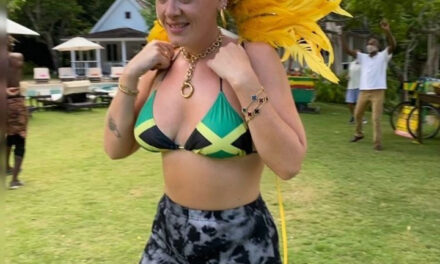Superstar singer, Adele mocked for wearing traditional African hairstyle and Jamaican flag bikini