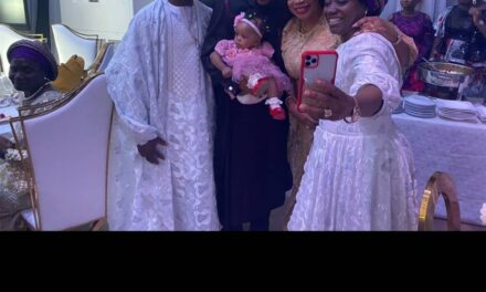 See beautiful photos of Sinach’s daughter at Joy Oyedepo’s wedding