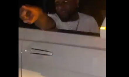 Davido stops policemen from searching a young Nigerian man