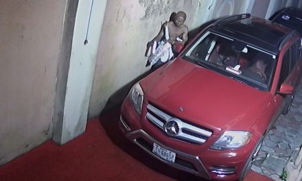 CCTV captures moment man used charms to steal car in Warri (video)