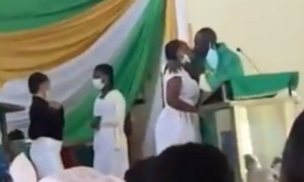 Internet users fume as Reverend gives teenage students ‘holy kiss’